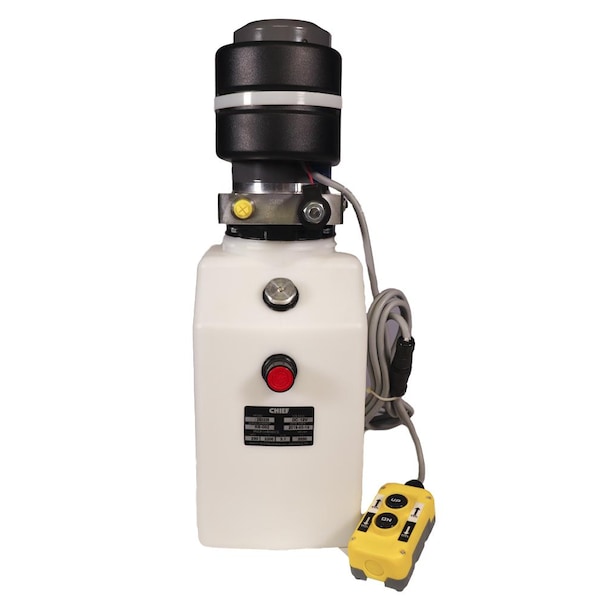 Bailey Hydraulics Power Unit 1.3 Gpm, Sae 6 Port Size, 2800 PSI, 12 Vdc